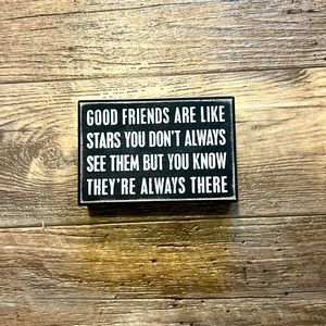 Wooden Quote Wall Art